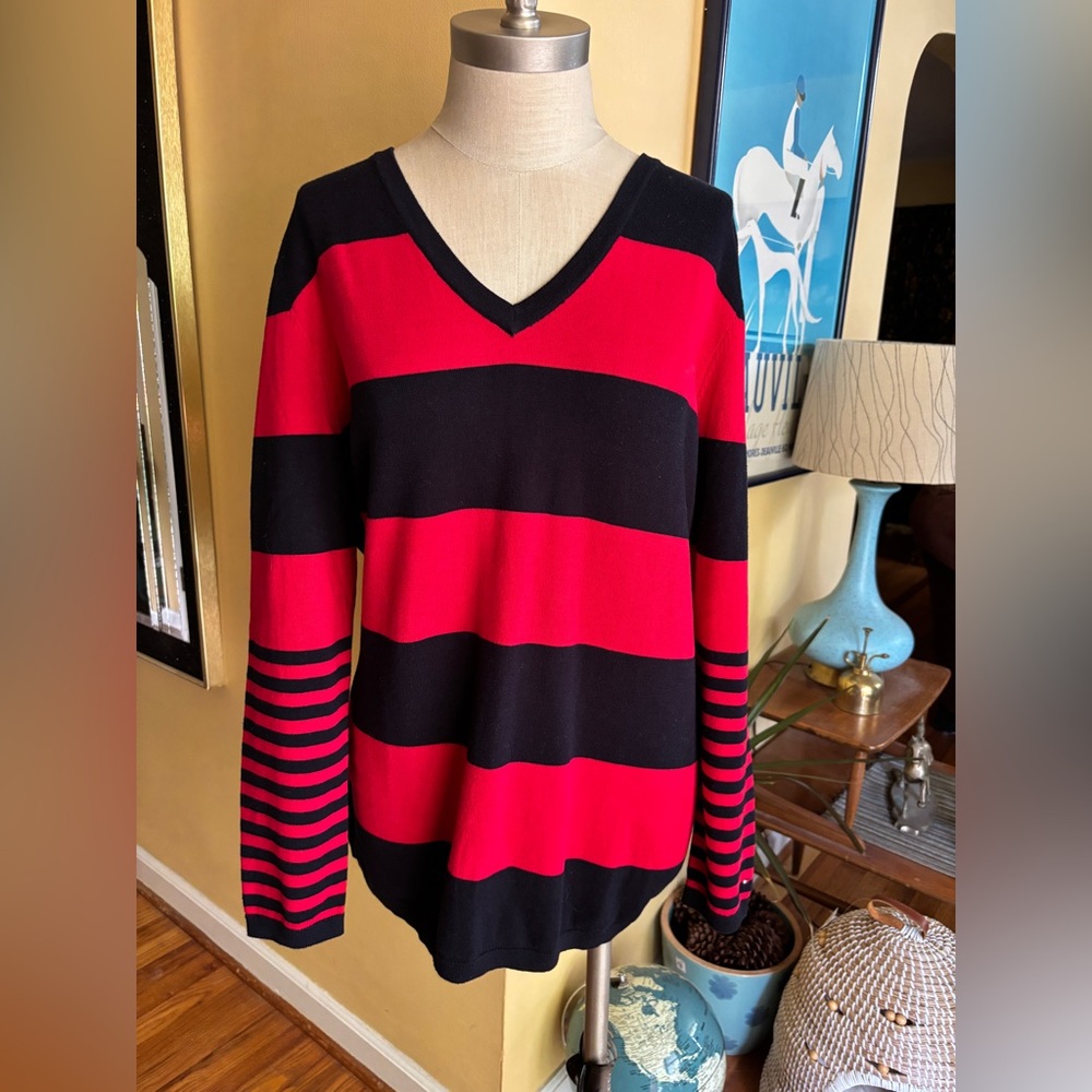 tommy hilfiger striped sweater